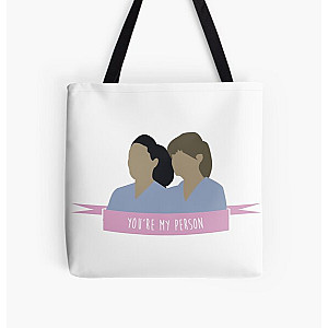 meredith and cristina greysanatomy you're my person All Over Print Tote Bag RB1010