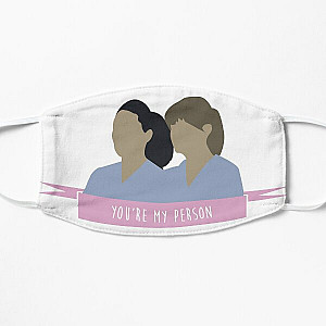 meredith and cristina greysanatomy you're my person Flat Mask RB1010