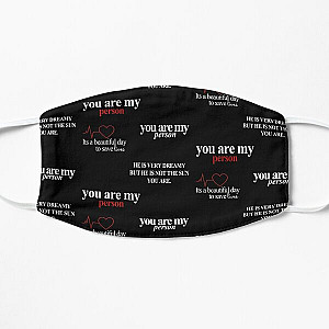 Greysanatomy Scrub Cap black four sticker pack Flat Mask RB1010
